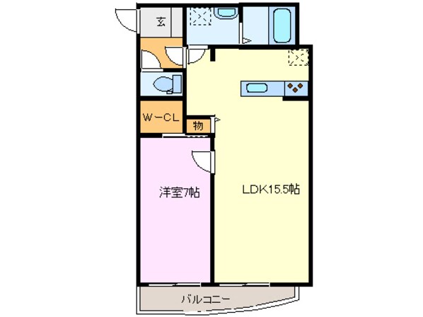 クァトロの物件間取画像